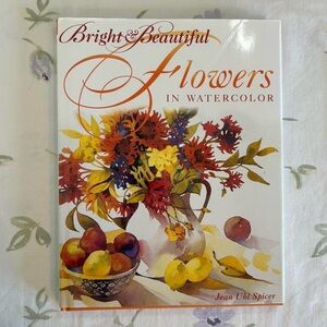 Y2K Floral Cottagecore Bright & Beautiful Flowers in Watercolor Book